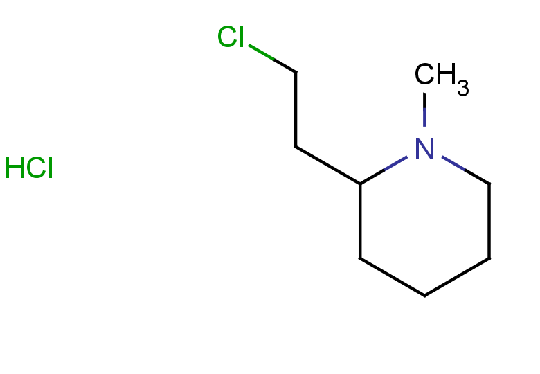 2-(2-chloroethyl)-1-methylpiperidine hydrochloride