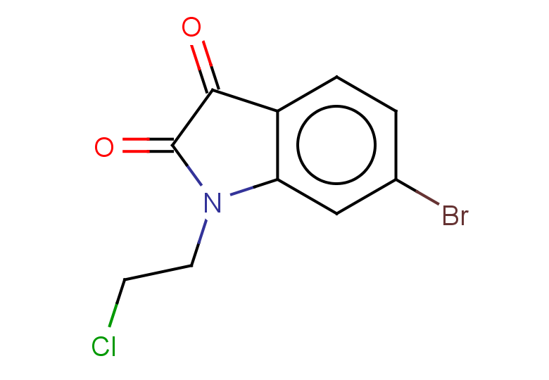 6-bromo-1-(2-chloroethyl)-2,3-dihydro-1H-indole-2,3-dione