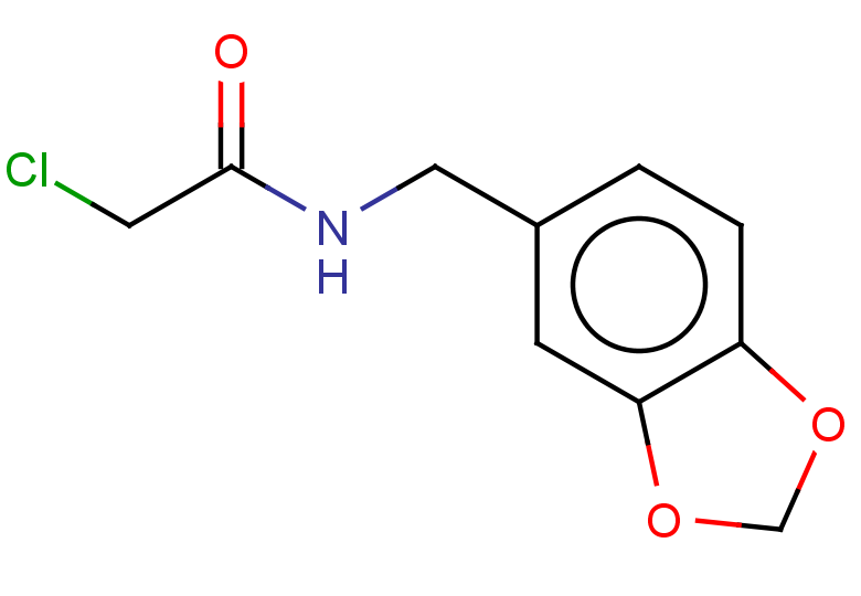 N-(1,3-dioxaindan-5-ylmethyl)-2-chloroacetamide