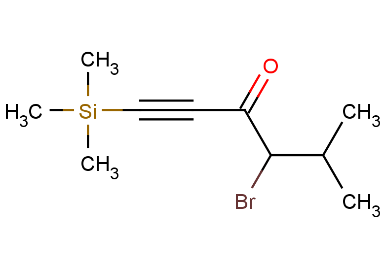 4-bromo-5-methyl-1-(trimethylsilyl)hex-1-yn-3-one