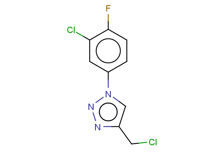 1-(3-chloro-4-fluorophenyl)-4-(chloromethyl)-1H-1,2,3-triazole