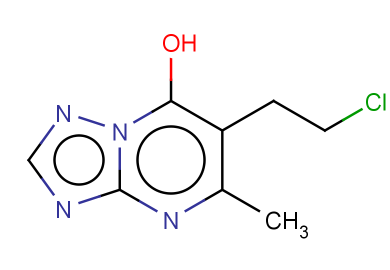 6-(2-chloroethyl)-5-methyl-[1,2,4]triazolo[1,5-a]pyrimidin-7-ol