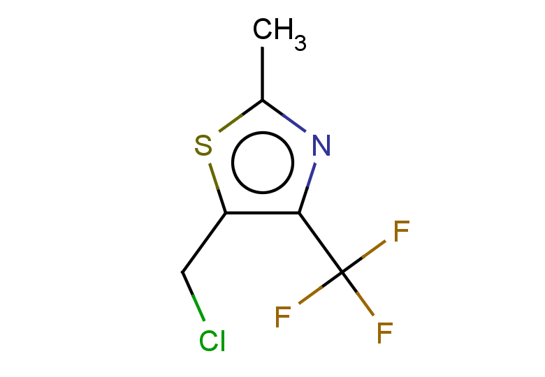 5-(chloromethyl)-2-methyl-4-(trifluoromethyl)-1,3-thiazole