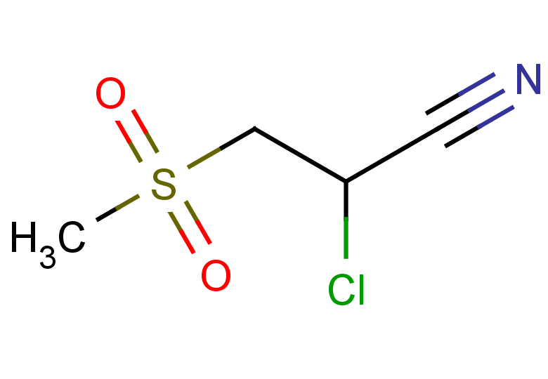2-chloro-3-methanesulfonylpropanenitrile