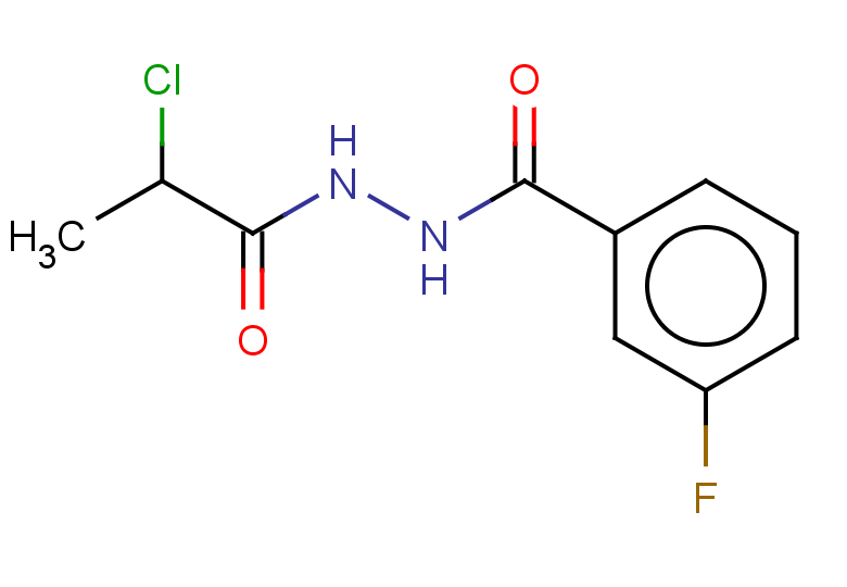 N'-(2-chloropropanoyl)-3-fluorobenzohydrazide