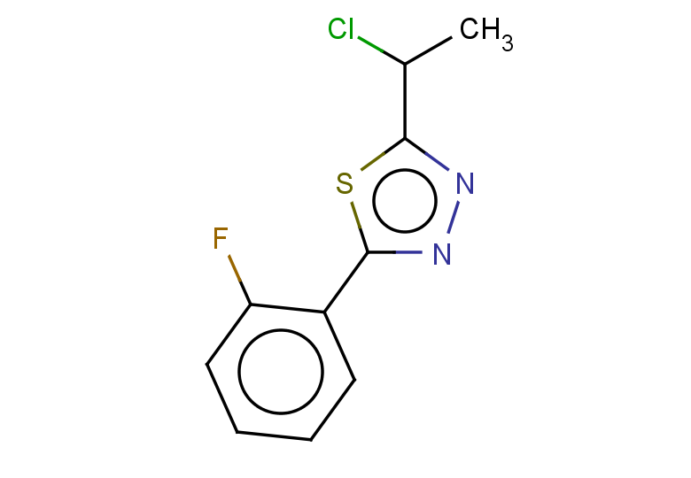 2-(1-chloroethyl)-5-(2-fluorophenyl)-1,3,4-thiadiazole