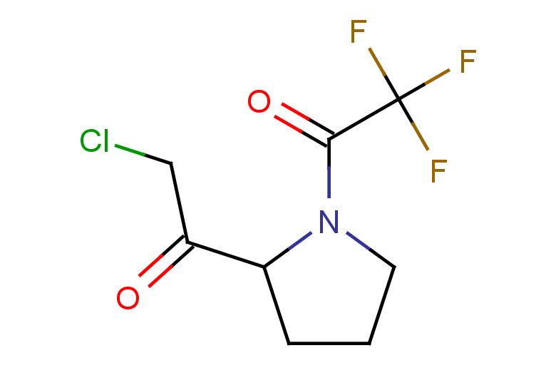 1-[2-(2-chloroacetyl)pyrrolidin-1-yl]-2,2,2-trifluoroethan-1-one