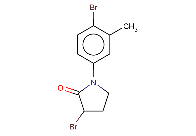 3-bromo-1-(4-bromo-3-methylphenyl)pyrrolidin-2-one
