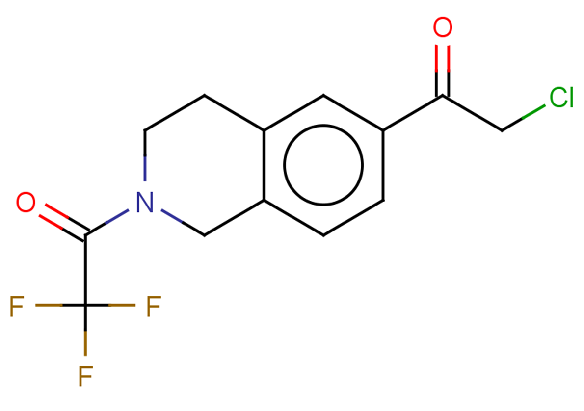 1-[6-(2-chloroacetyl)-1,2,3,4-tetrahydroisoquinolin-2-yl]-2,2,2-trifluoroethan-1-one
