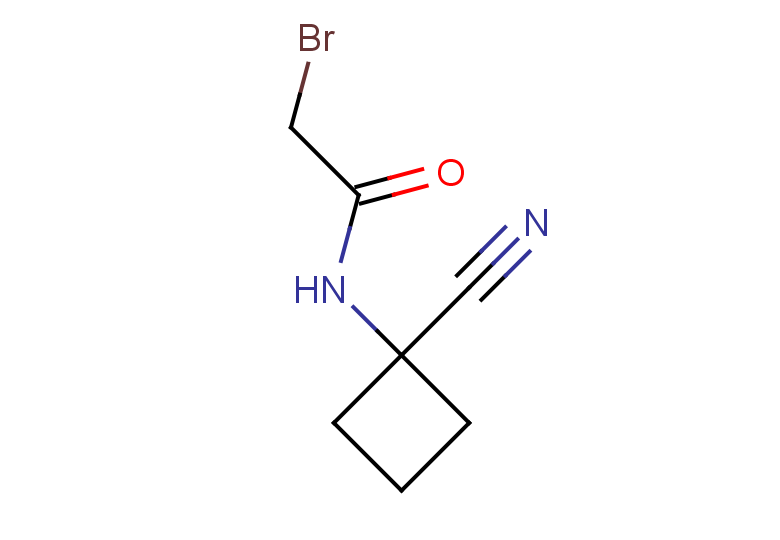 2-bromo-N-(1-cyanocyclobutyl)acetamide