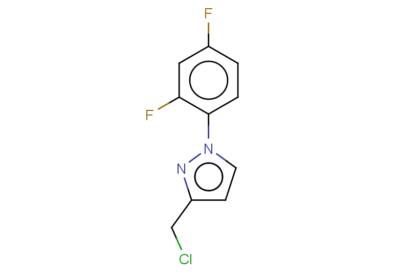 3-(chloromethyl)-1-(2,4-difluorophenyl)-1H-pyrazole