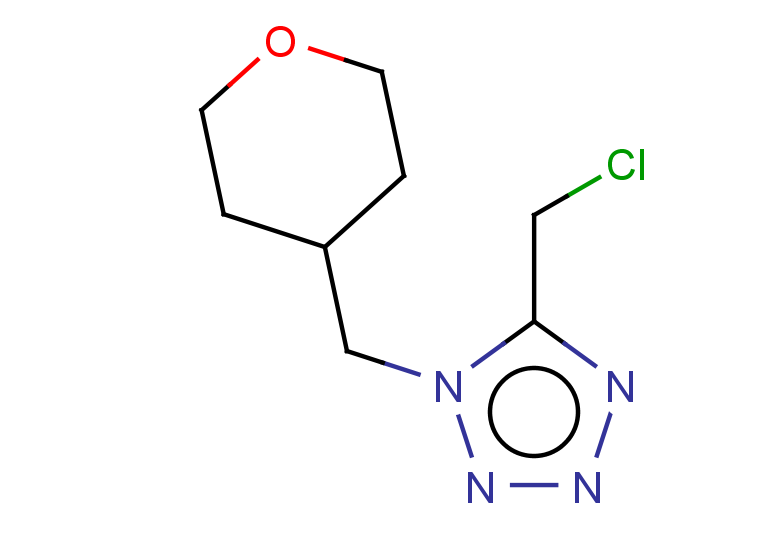 5-(chloromethyl)-1-(oxan-4-ylmethyl)-1H-1,2,3,4-tetrazole