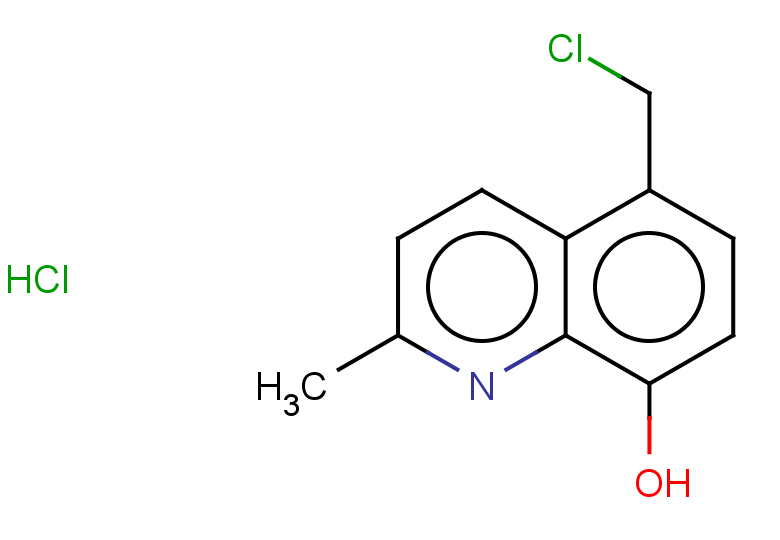 5-(chloromethyl)-2-methylquinolin-8-ol hydrochloride