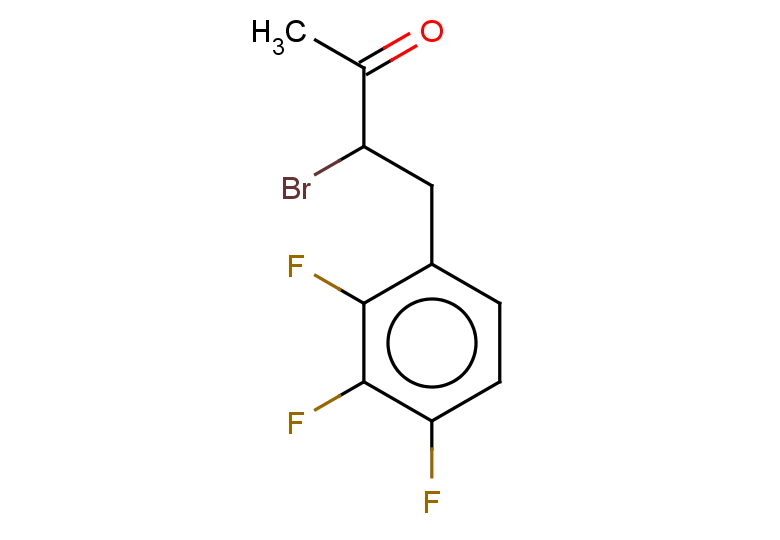 3-bromo-4-(2,3,4-trifluorophenyl)butan-2-one