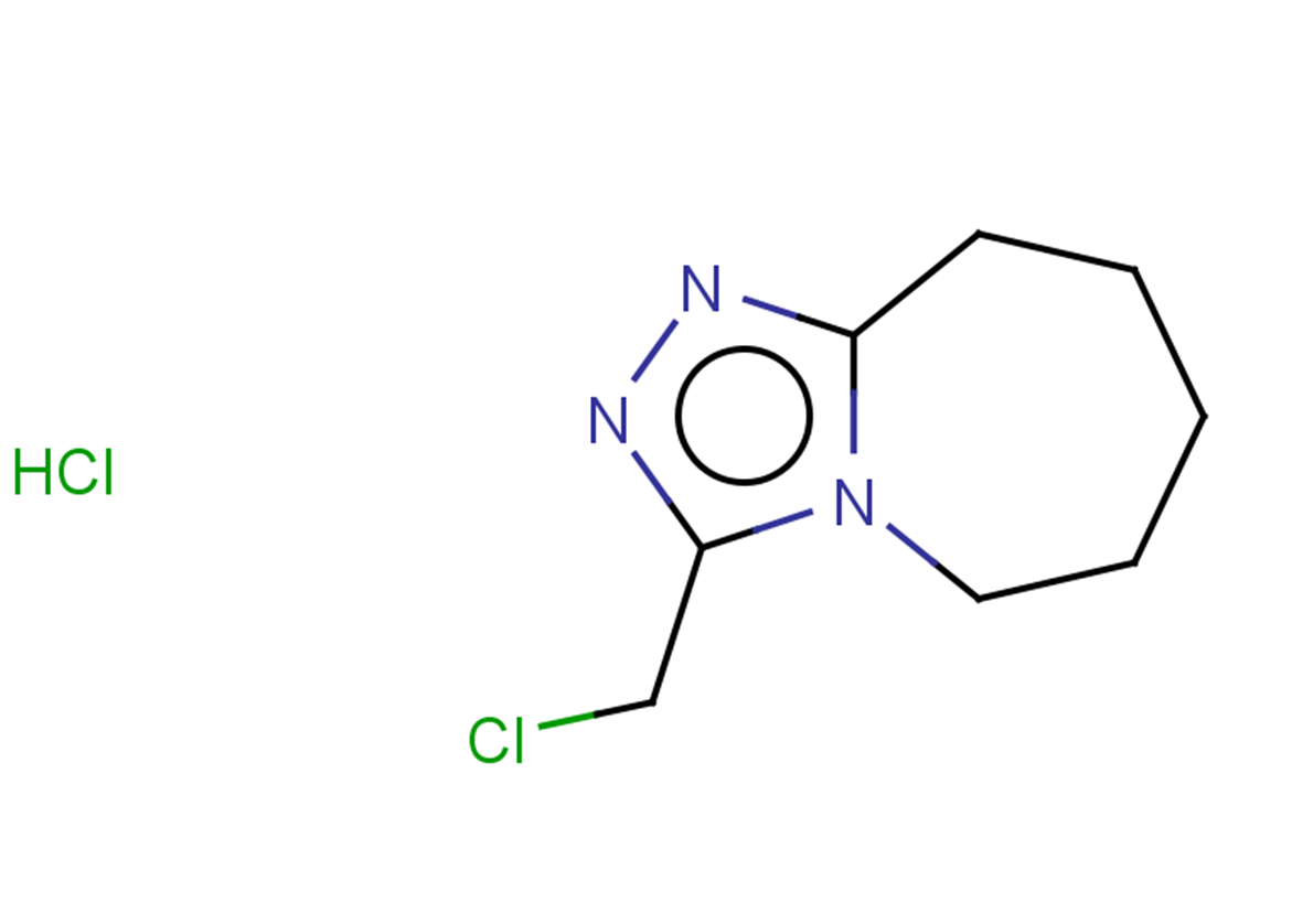 3-(chloromethyl)-5H,6H,7H,8H,9H-[1,2,4]triazolo[4,3-a]azepine hydrochloride