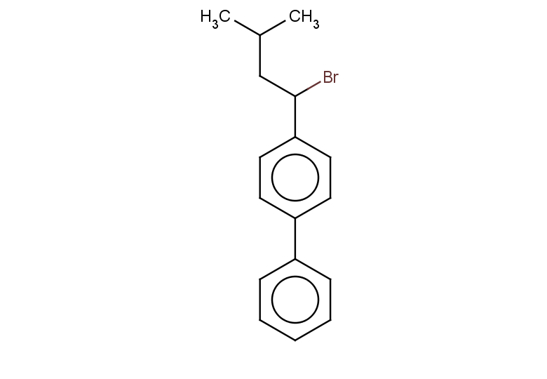 1-(1-bromo-3-methylbutyl)-4-phenylbenzene