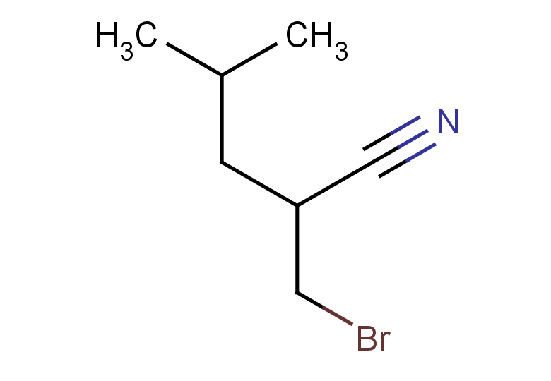 2-(bromomethyl)-4-methylpentanenitrile