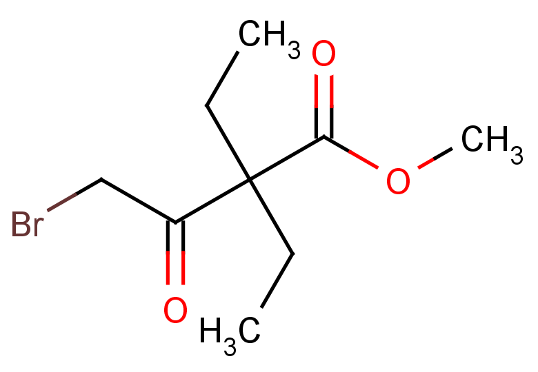 methyl 4-bromo-2,2-diethyl-3-oxobutanoate
