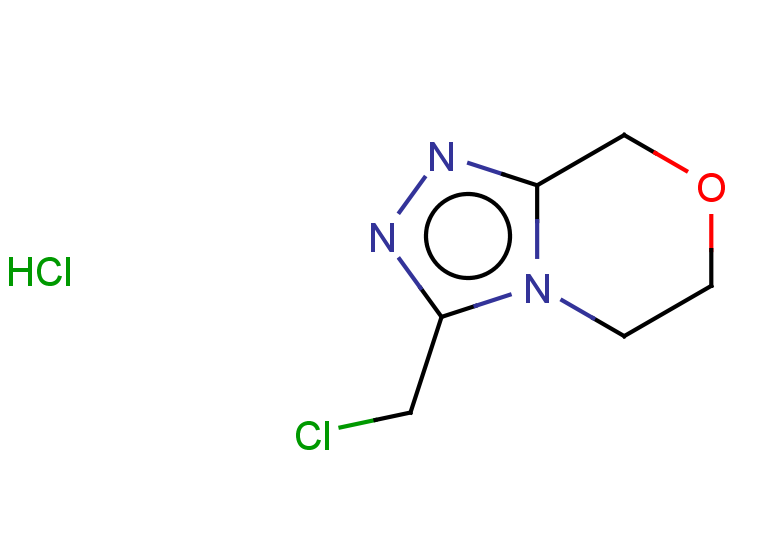 3-(chloromethyl)-5H,6H,8H-[1,2,4]triazolo[3,4-c][1,4]oxazine hydrochloride