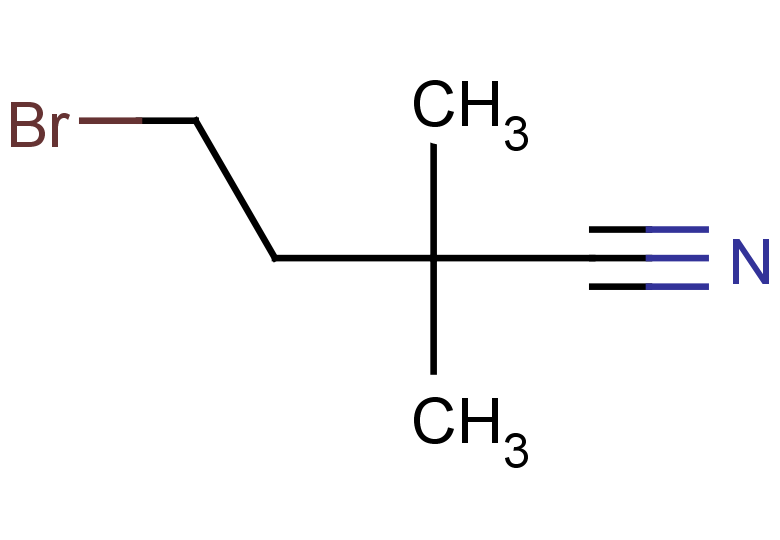 4-bromo-2,2-dimethylbutanenitrile
