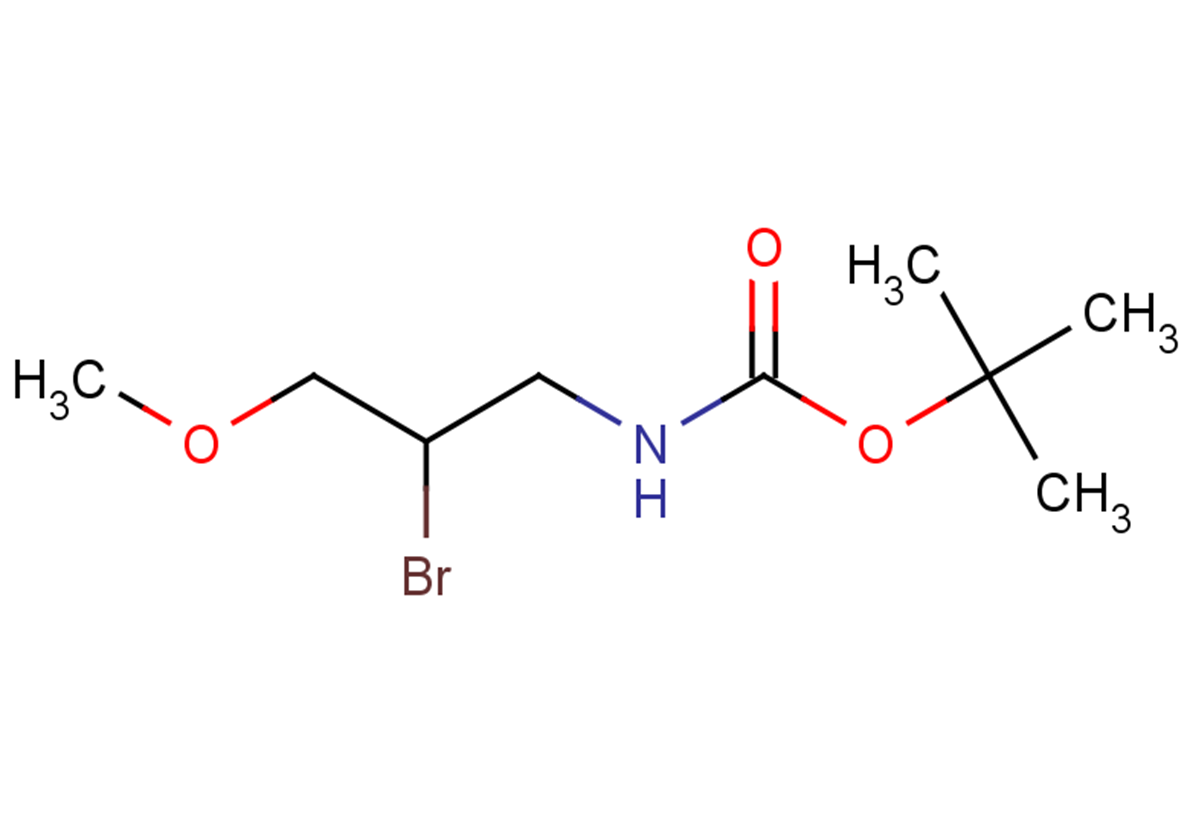 tert-butyl N-(2-bromo-3-methoxypropyl)carbamate