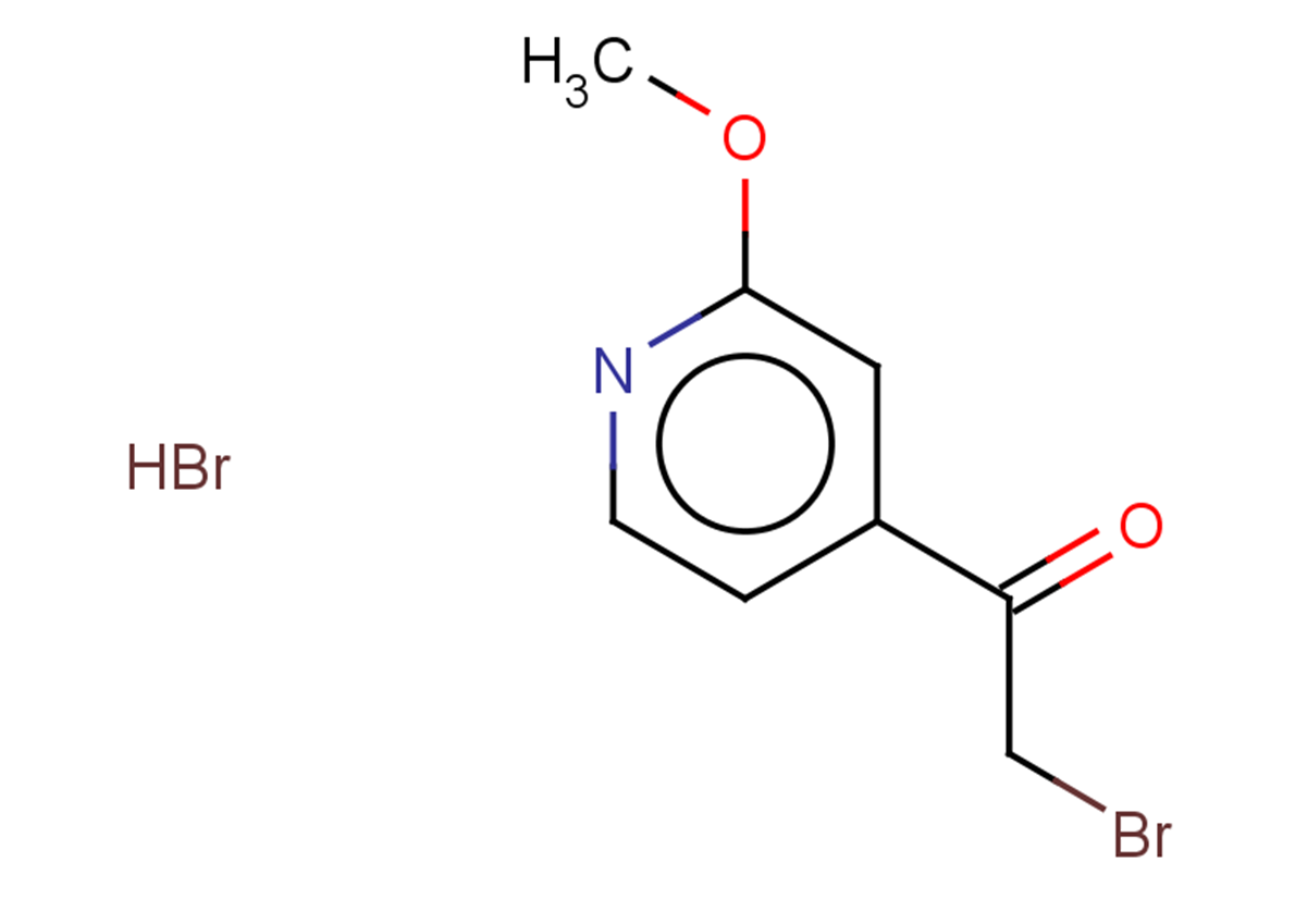 2-bromo-1-(2-methoxypyridin-4-yl)ethan-1-one hydrobromide