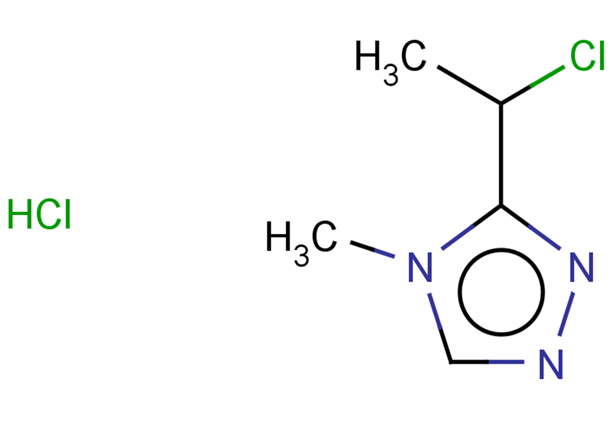 3-(1-chloroethyl)-4-methyl-4H-1,2,4-triazole hydrochloride