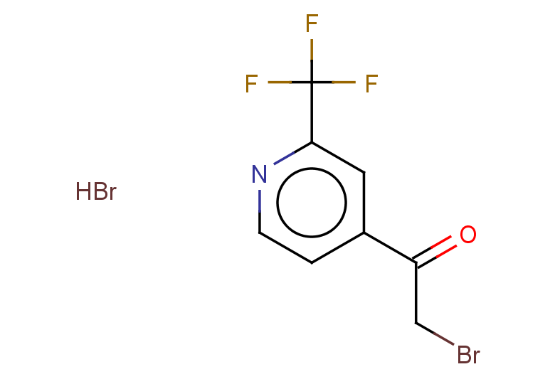 2-bromo-1-[2-(trifluoromethyl)pyridin-4-yl]ethan-1-one hydrobromide