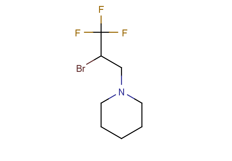 1-(2-bromo-3,3,3-trifluoropropyl)piperidine