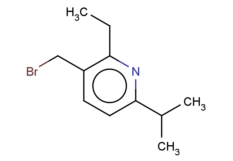 3-(bromomethyl)-2-ethyl-6-(propan-2-yl)pyridine