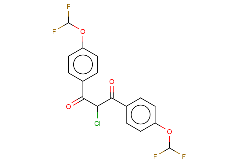2-CHLORO-1,3-BIS[4-(DIFLUOROMETHOXY)PHENYL]PROPANE-1,3-DIONE
