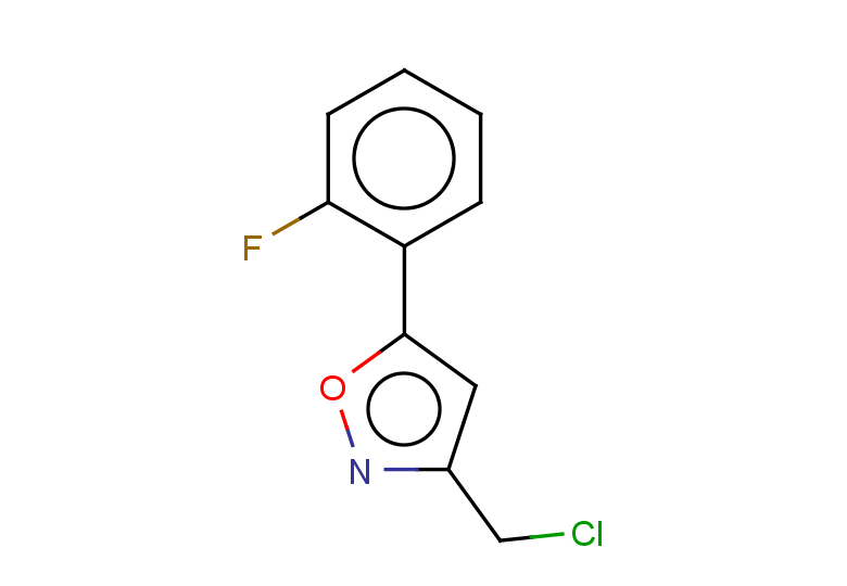 3-(chloromethyl)-5-(2-fluorophenyl)-1,2-oxazole