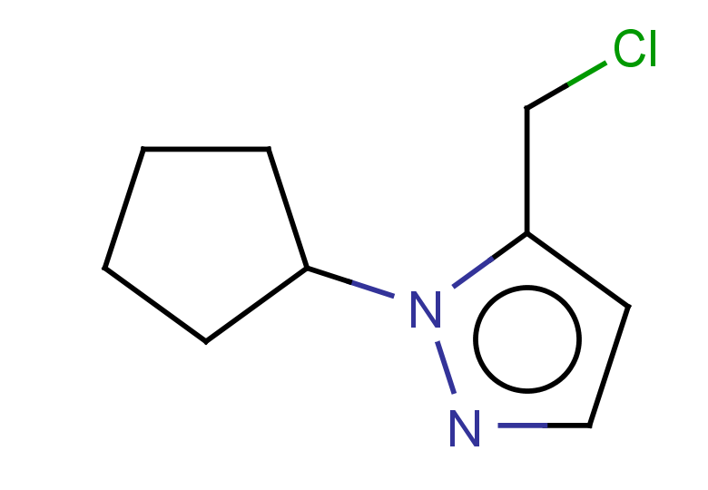 5-(chloromethyl)-1-cyclopentyl-1H-pyrazole