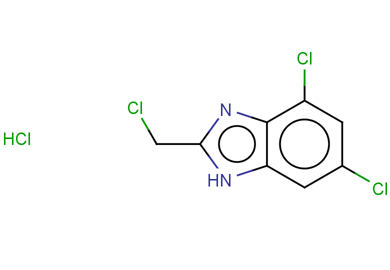 4,6-dichloro-2-(chloromethyl)-1H-1,3-benzodiazole hydrochloride