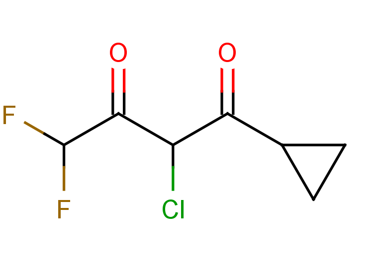 2-CHLORO-1-CYCLOPROPYL-4,4-DIFLUOROBUTANE-1,3-DIONE