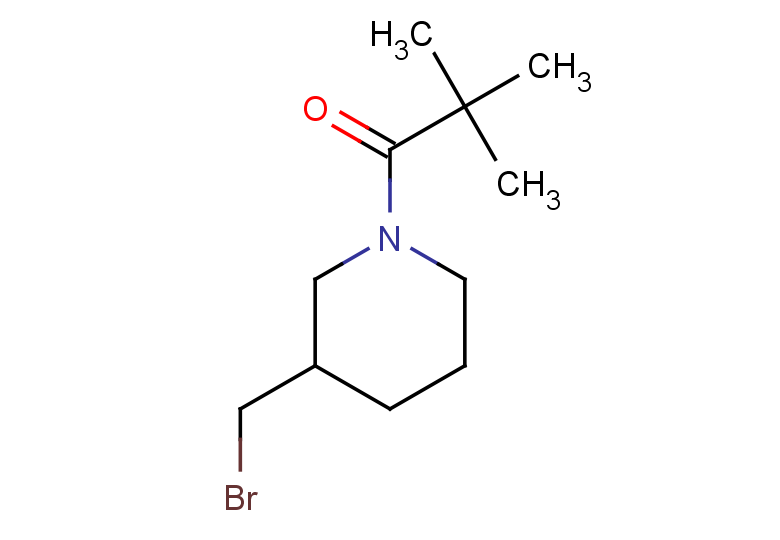 1-[3-(bromomethyl)piperidin-1-yl]-2,2-dimethylpropan-1-one