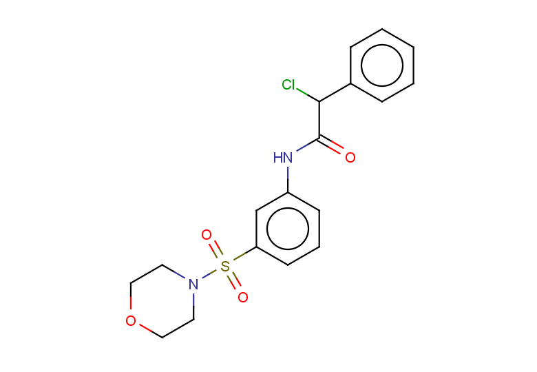 2-chloro-N-[3-(morpholine-4-sulfonyl)phenyl]-2-phenylacetamide