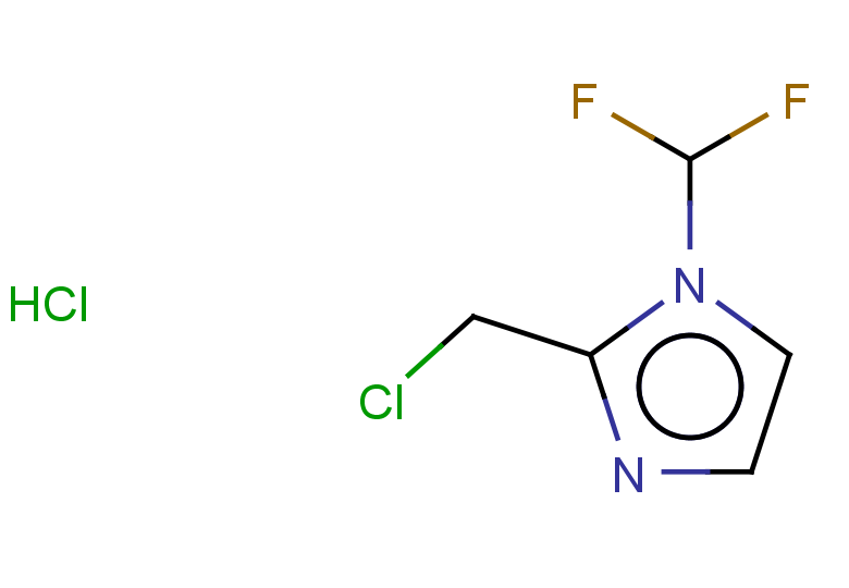 2-(chloromethyl)-1-(difluoromethyl)-1H-imidazole hydrochloride