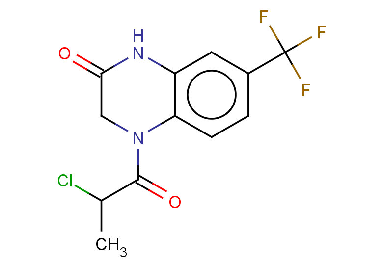 4-(2-chloropropanoyl)-7-(trifluoromethyl)-1,2,3,4-tetrahydroquinoxalin-2-one