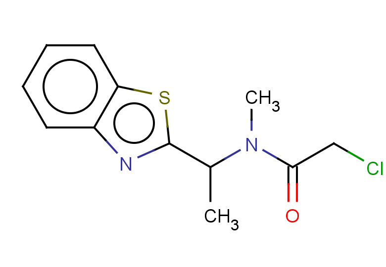 N-[1-(1,3-benzothiazol-2-yl)ethyl]-2-chloro-N-methylacetamide