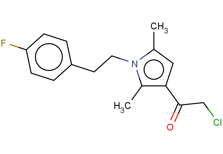 2-chloro-1-{1-[2-(4-fluorophenyl)ethyl]-2,5-dimethyl-1H-pyrrol-3-yl}ethan-1-one