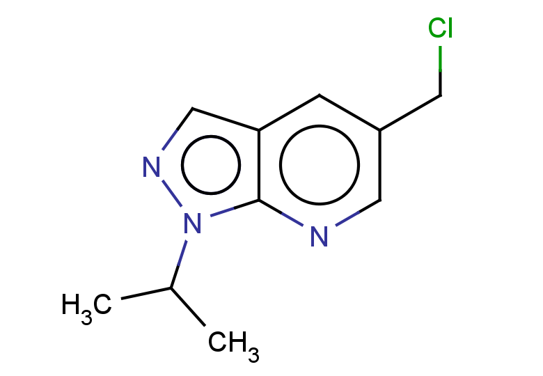 5-(chloromethyl)-1-(propan-2-yl)-1H-pyrazolo[3,4-b]pyridine