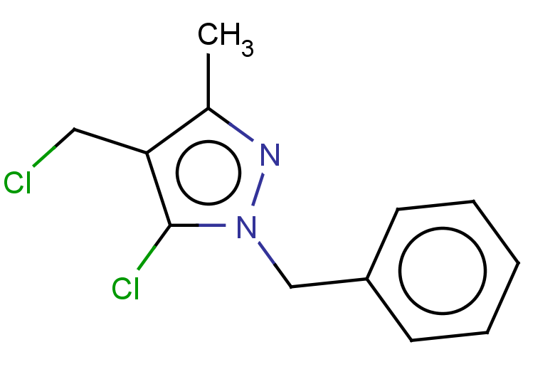 1-benzyl-5-chloro-4-(chloromethyl)-3-methyl-1H-pyrazole