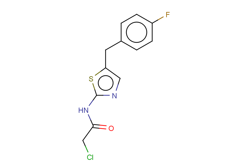 2-chloro-N-{5-[(4-fluorophenyl)methyl]-1,3-thiazol-2-yl}acetamide