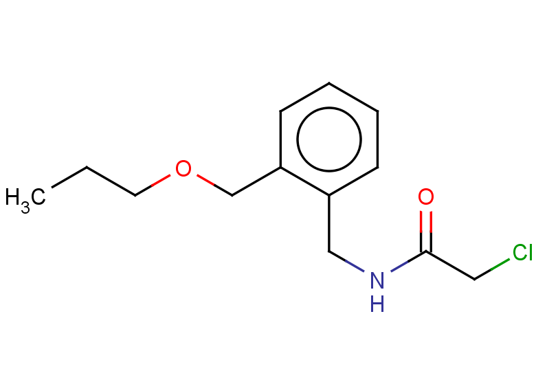 2-chloro-N-{[2-(propoxymethyl)phenyl]methyl}acetamide