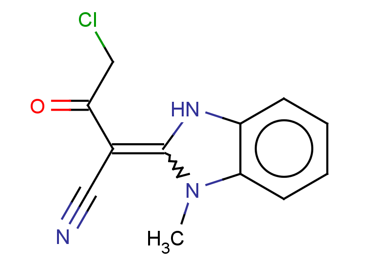 4-chloro-2-(1-methyl-2,3-dihydro-1H-1,3-benzodiazol-2-ylidene)-3-oxobutanenitrile