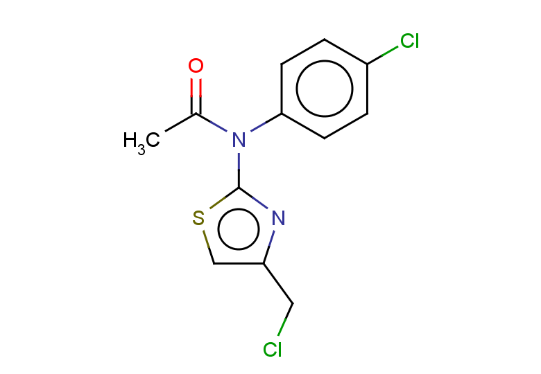 N-[4-(chloromethyl)-1,3-thiazol-2-yl]-N-(4-chlorophenyl)acetamide