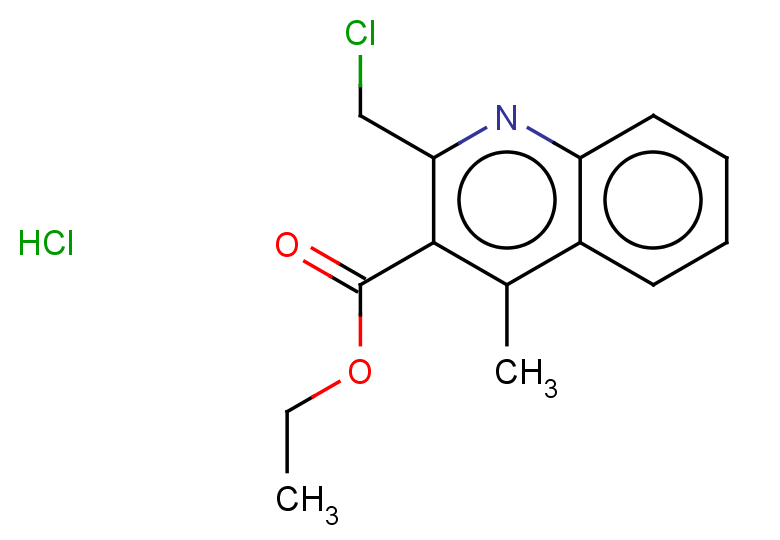 ethyl 2-(chloromethyl)-4-methylquinoline-3-carboxylate hydrochloride