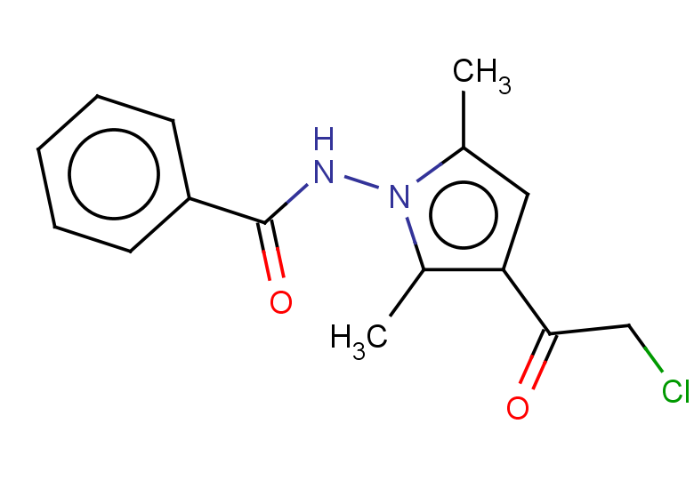 N-[3-(2-chloroacetyl)-2,5-dimethyl-1H-pyrrol-1-yl]benzamide