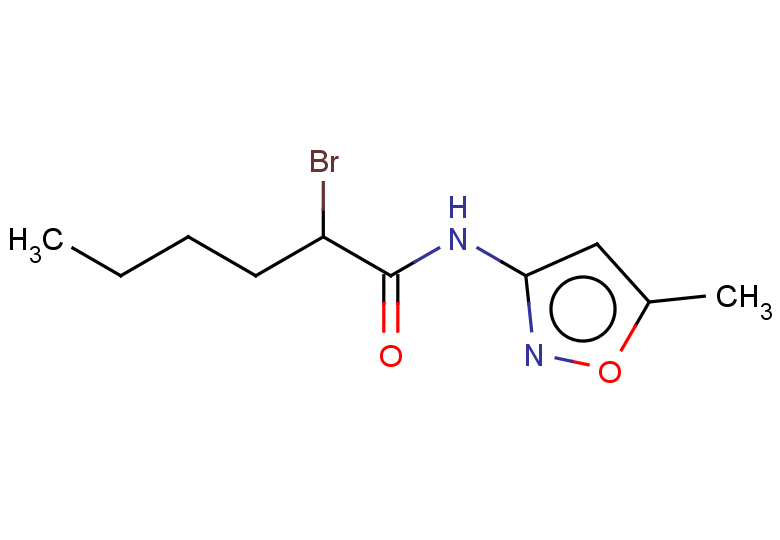 2-bromo-N-(5-methyl-1,2-oxazol-3-yl)hexanamide